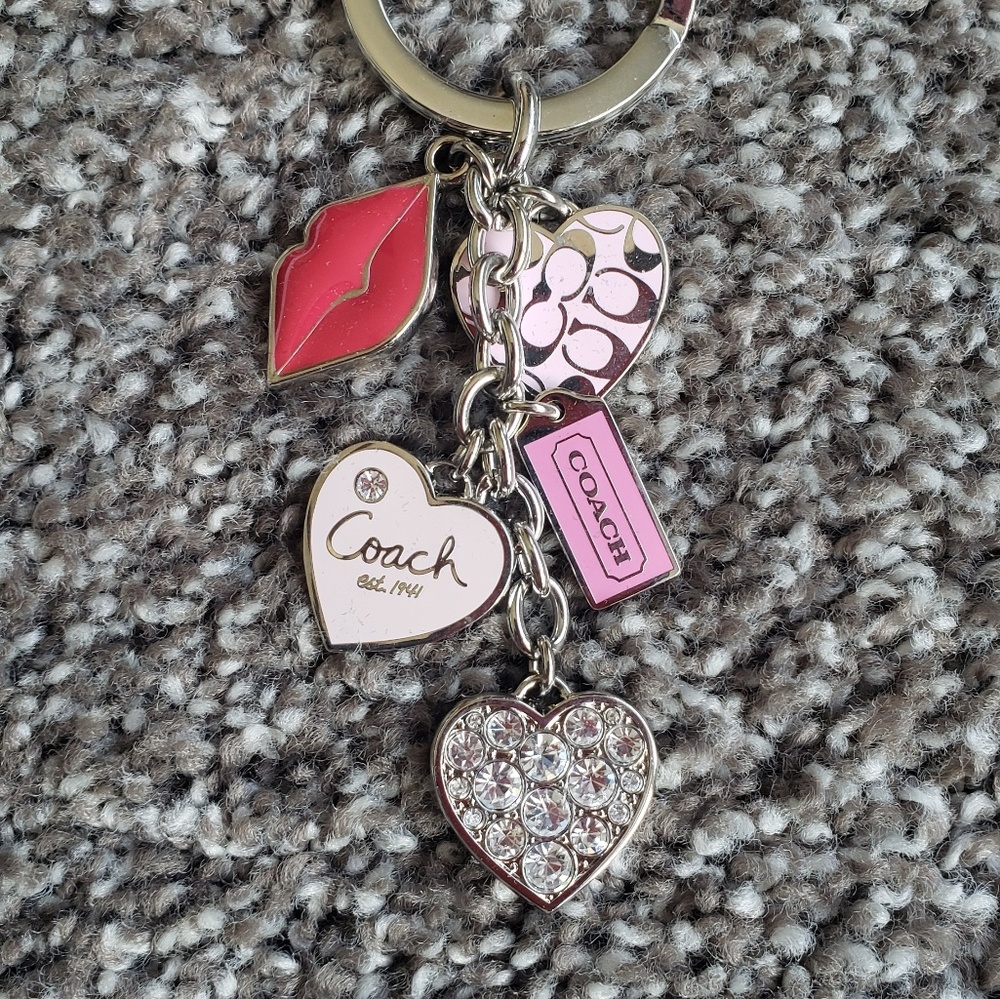 Authentic coach keychain/purse charms